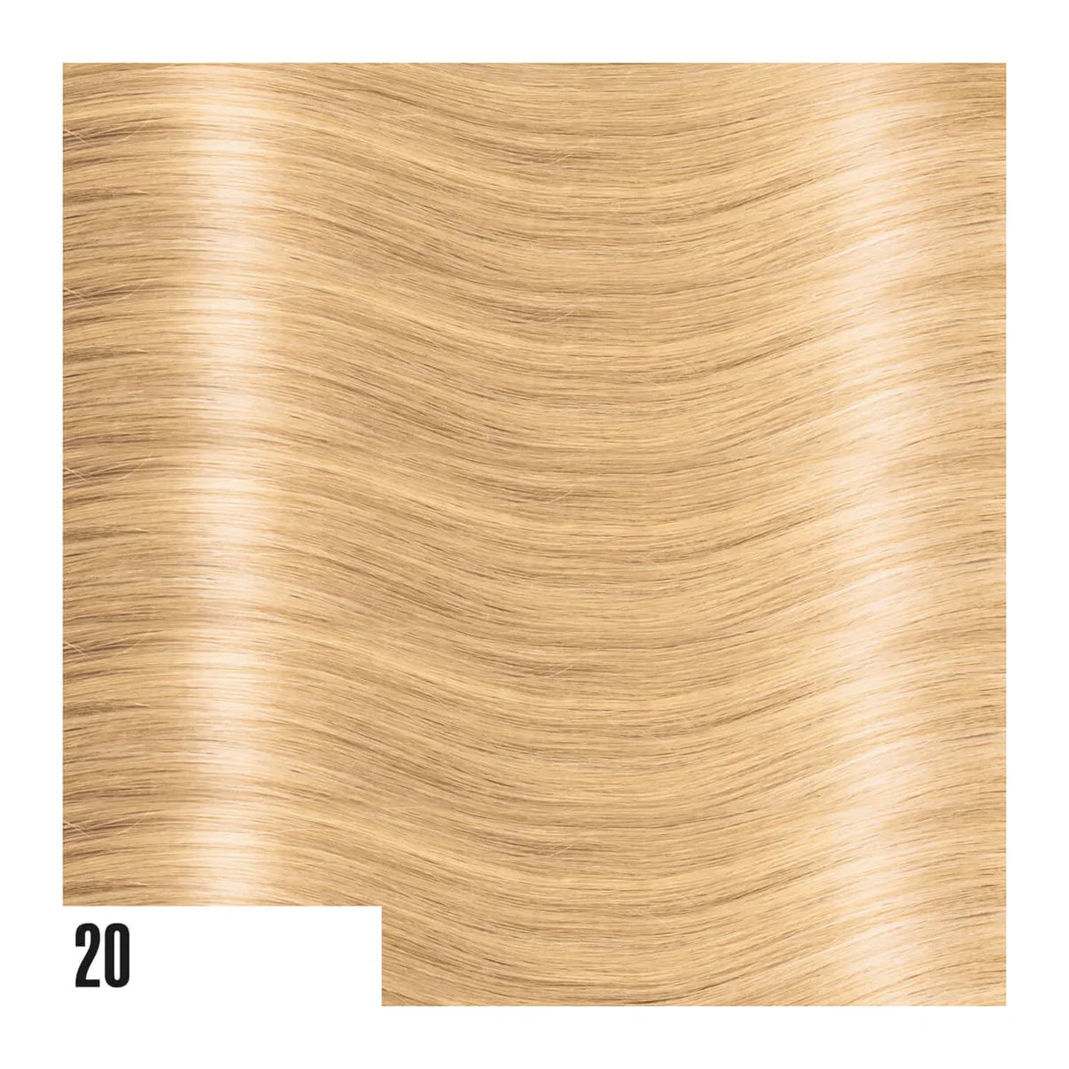 Cheratina in capelli Lisci, mis. 30/35cm , 20 Pezzi , 100% Remy Hair