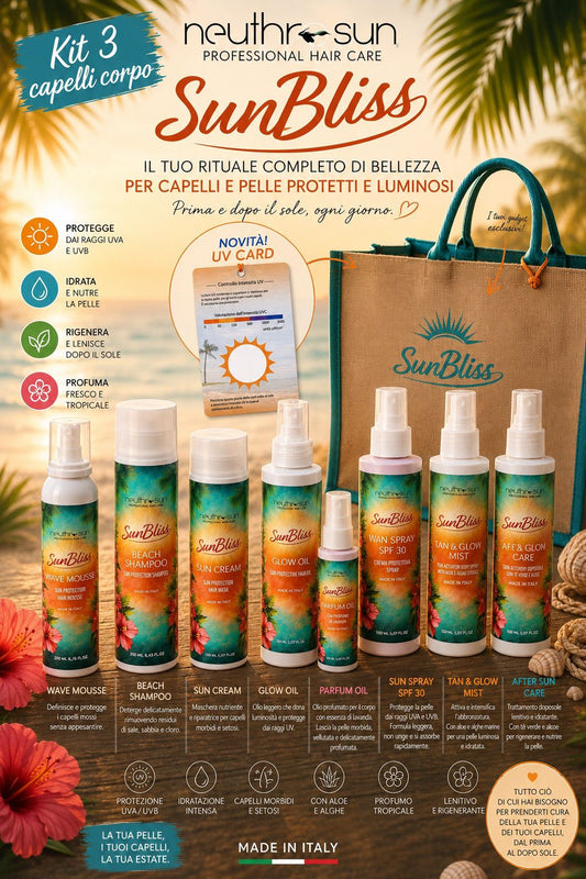 Kit Solari Neuthrosun CAPELLI-CORPO (BORSA+CARD SOLARE OMAGGIO)