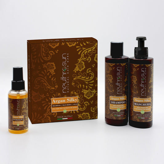 Pack ARGAN SILKY Neuthrosun (Shampoo+maschera+olio)