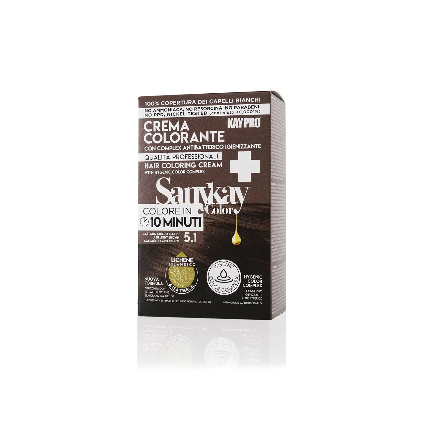 KIT COLOR CASTANO CHIARO CENERE 5.1