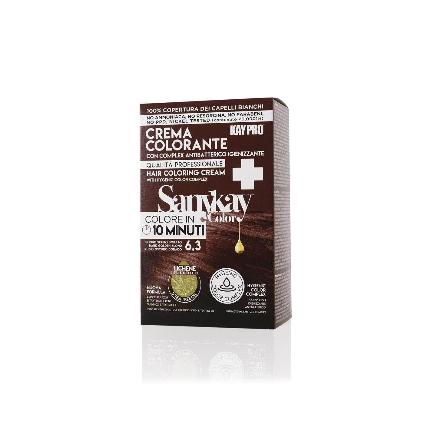 KIT COLOR BIONDO SCURO DORATO 6.3