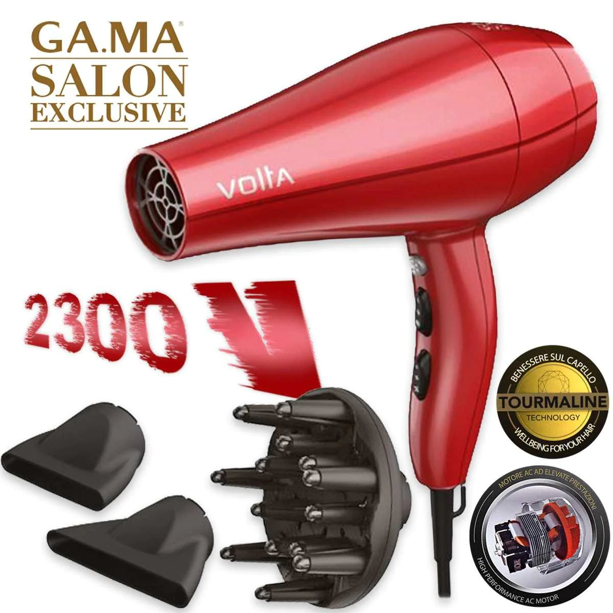 Phon asciugacapelli professionale VOLTA 2300W