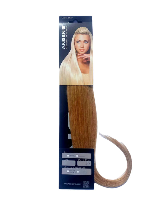 Cheratina in capelli Lisci, mis. 30/35cm , 20 Pezzi , 100% Remy Hair
