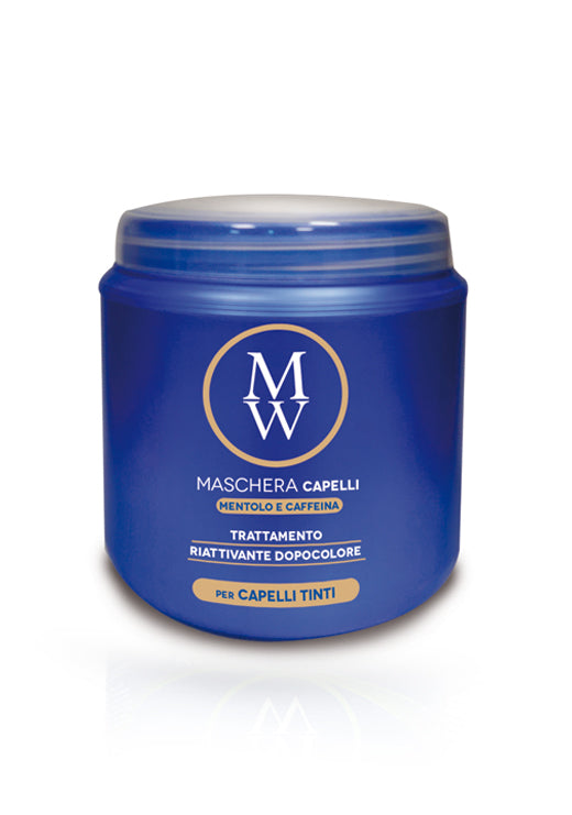 Maschera Riattivante Dopocolore Mentolo e Caffeina 1000 ML MW