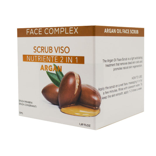 Scrub Viso Nutriente 2 In 1 Argan Face Complex