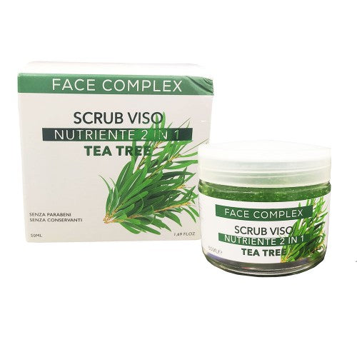 Scrub Viso Nutriente 2 In 1 Tea Tree Face Complex